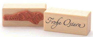 Stempel "H" Frohe Ostern